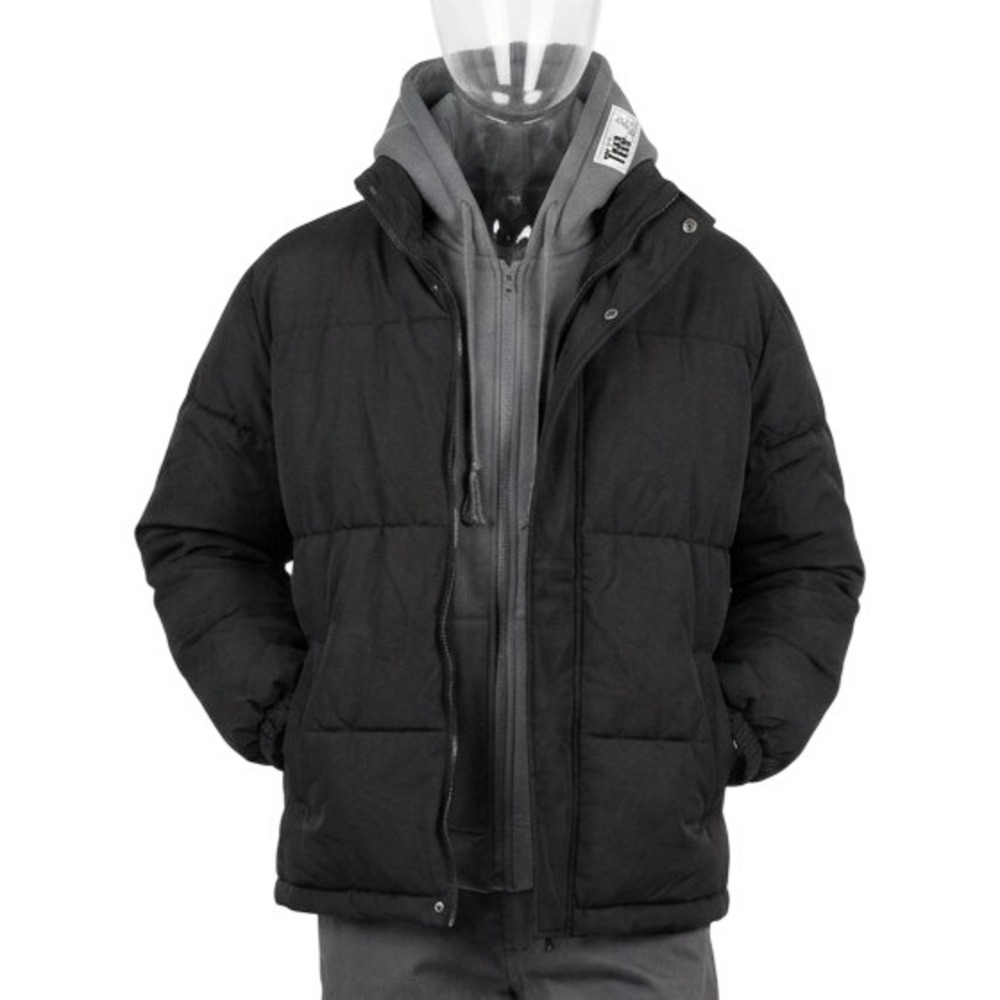 Tide Shuffles Mens Hooded Puffer Parka Jacket SKUM083‎